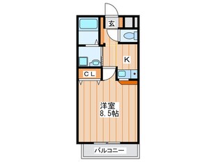 ルピナスⅡの物件間取画像